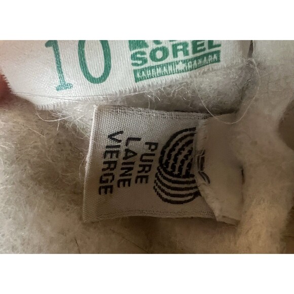 Sorrel Caribou Kaufman Mens 10 Made in Canada Waterproff Winter Snow Boots Wool - Picture 11 of 16